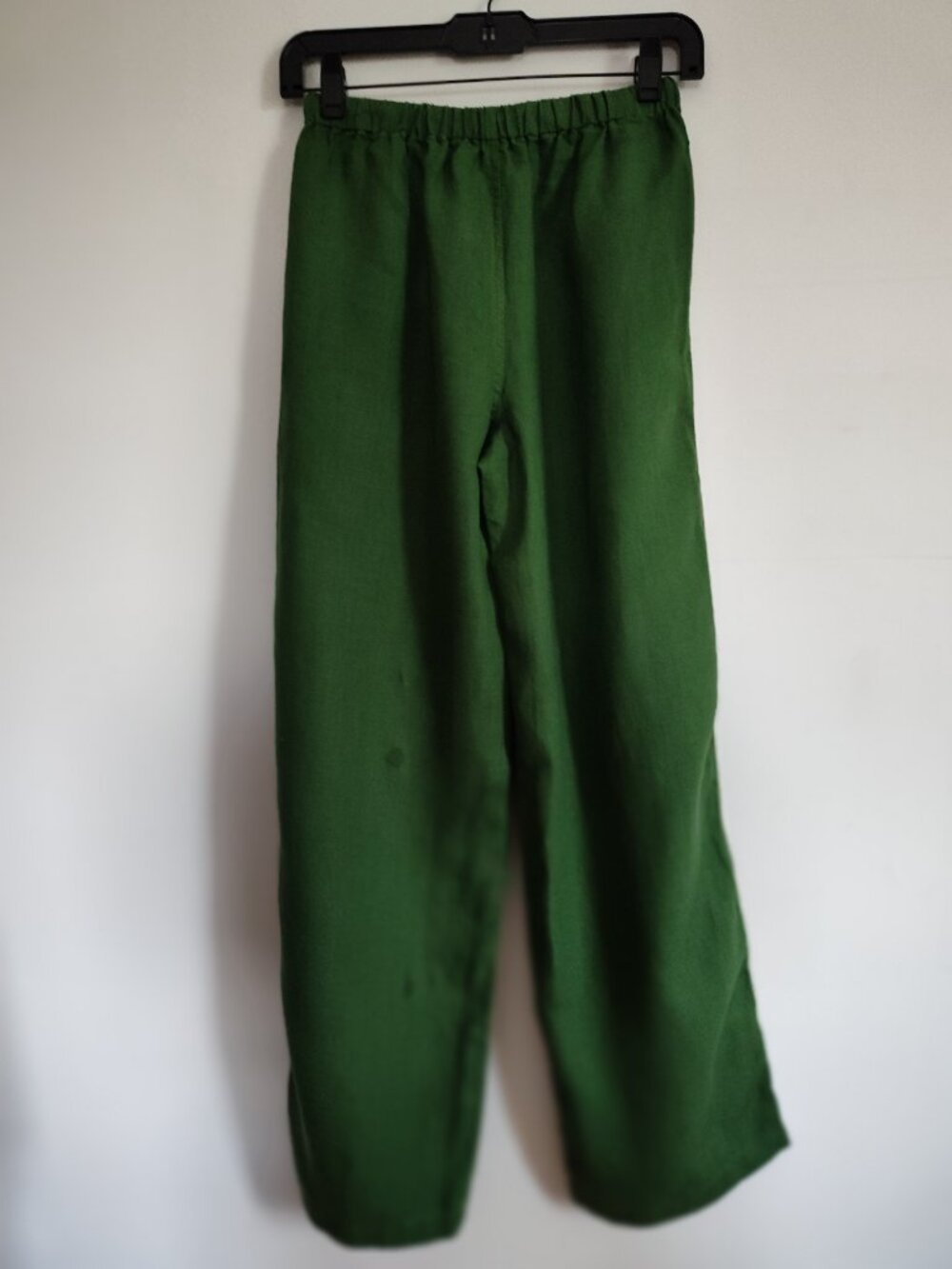 Madewell Green Linen Pull-On Pant - Picture 2 of 3